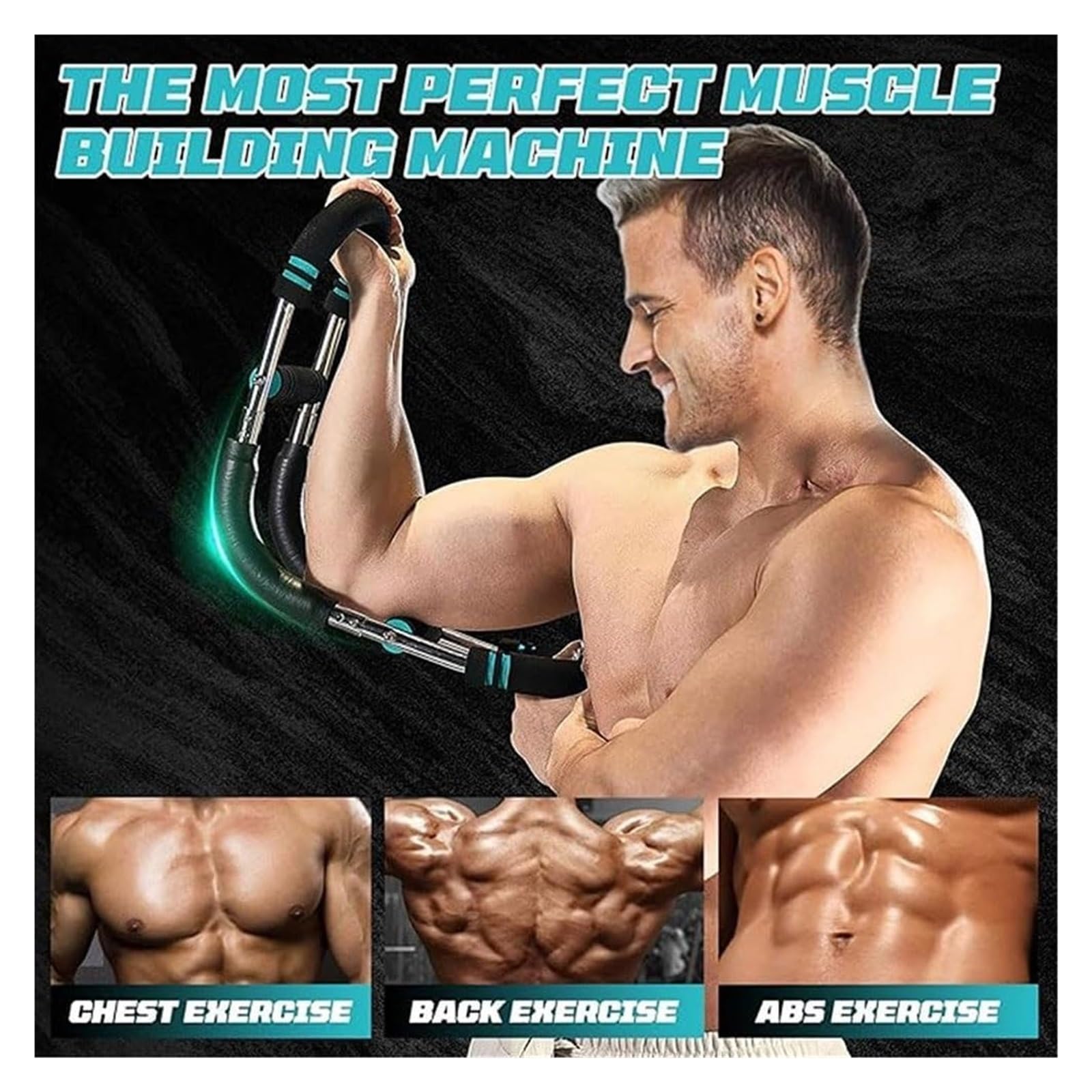 Twister Arm Exerciser, Regulowany ekspander klatki piersiowej, Wzmacniacz siły mięśni, Sprzęt do ćwiczeń ramion, Idealny kształt ciała dla mężczyzn, Wygodny sprzęt do ćwiczeń w domu