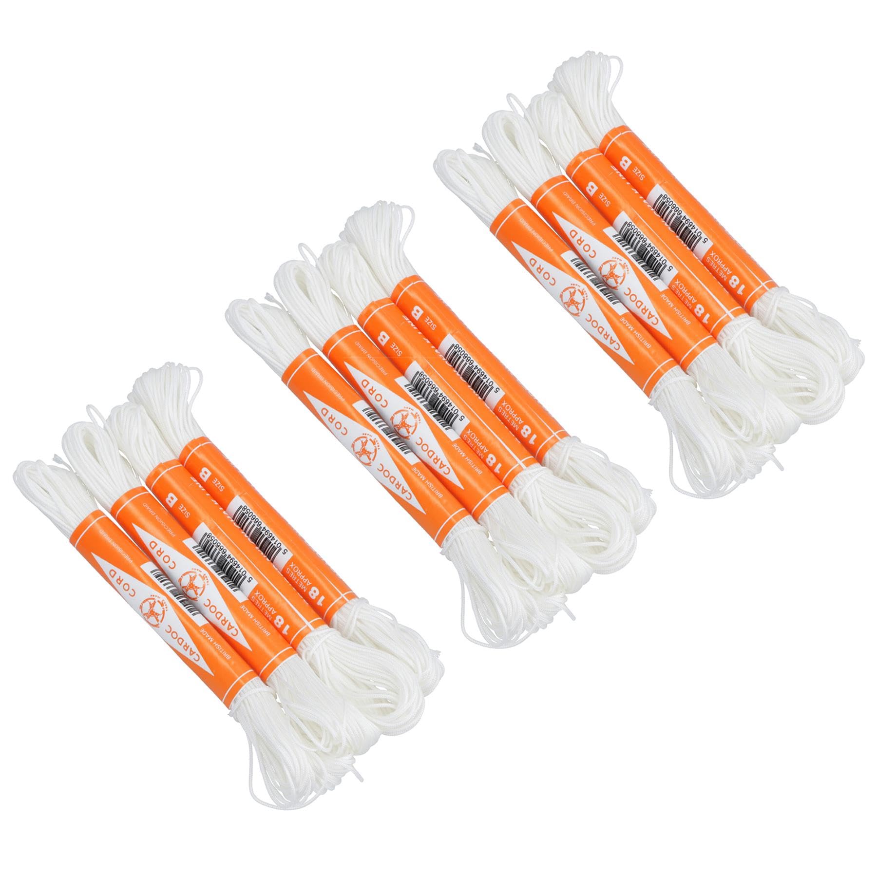 AB Tools Cordon nylon tressé Cardoc brique Chalk Line Taille B bâtiment 18m (12 Pack) TE453