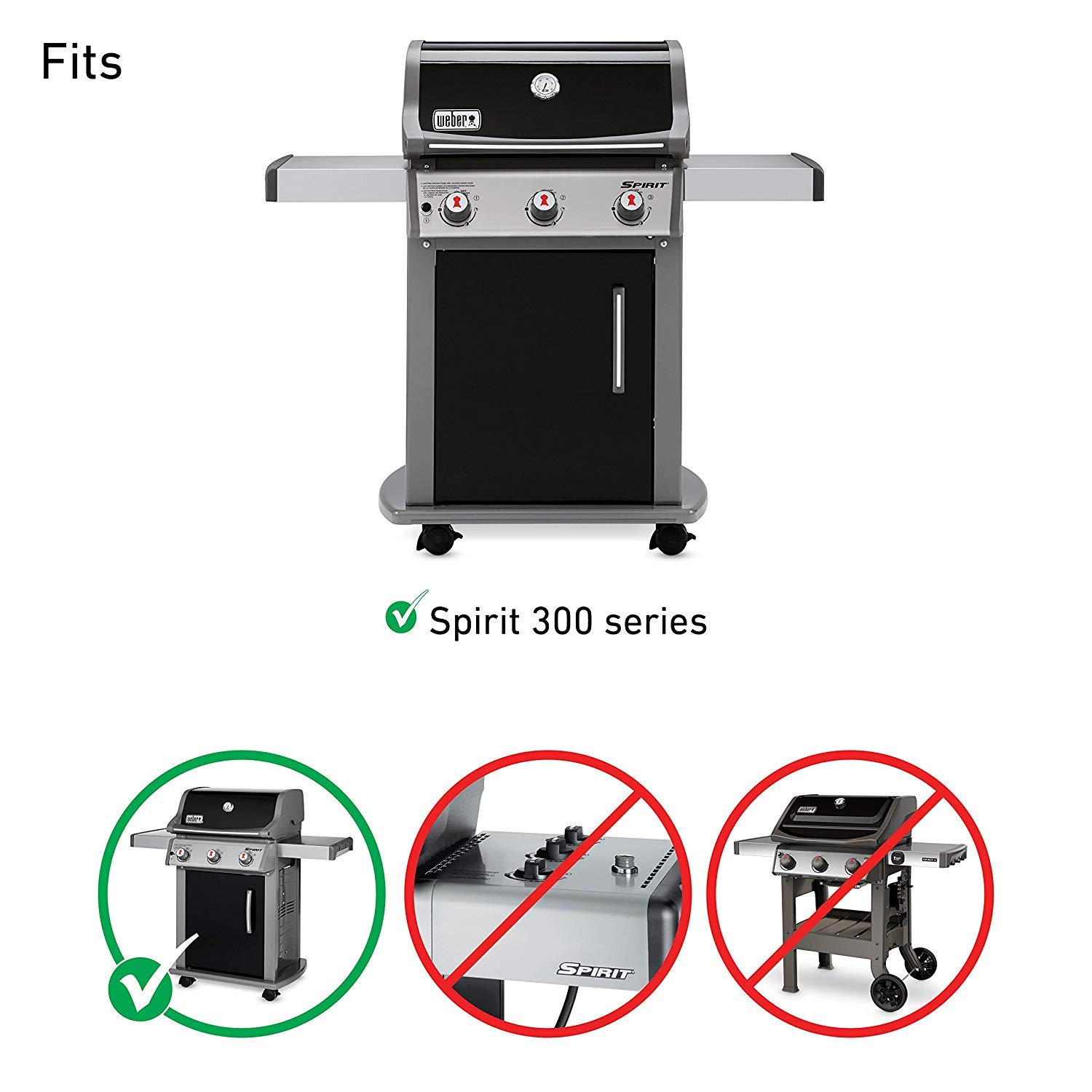 Weber Emaillierte Flavorizer Bars (für Spirit 300 ab 2013) (7636