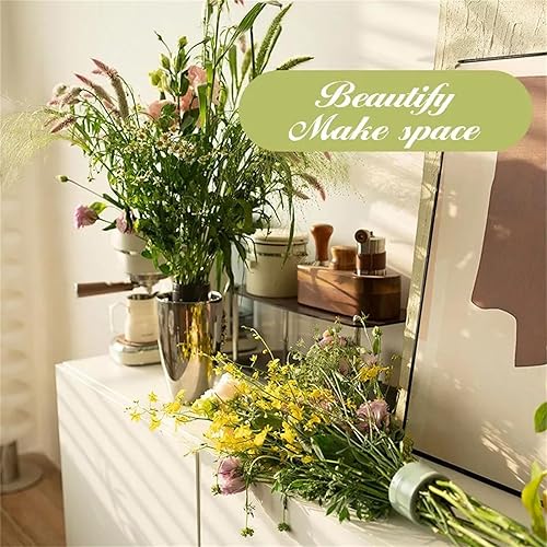 Miniatura 5 de Gracehomee - Soporte de tallo en espiral para jarrones, soporte de tallo de flor en espiral, anillo de soporte de tallo de Ikebana en espiral,