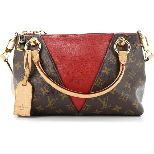 Louis Vuitton, Pre-Loved V Tote Monogram Canvas and Leather BB, Red
