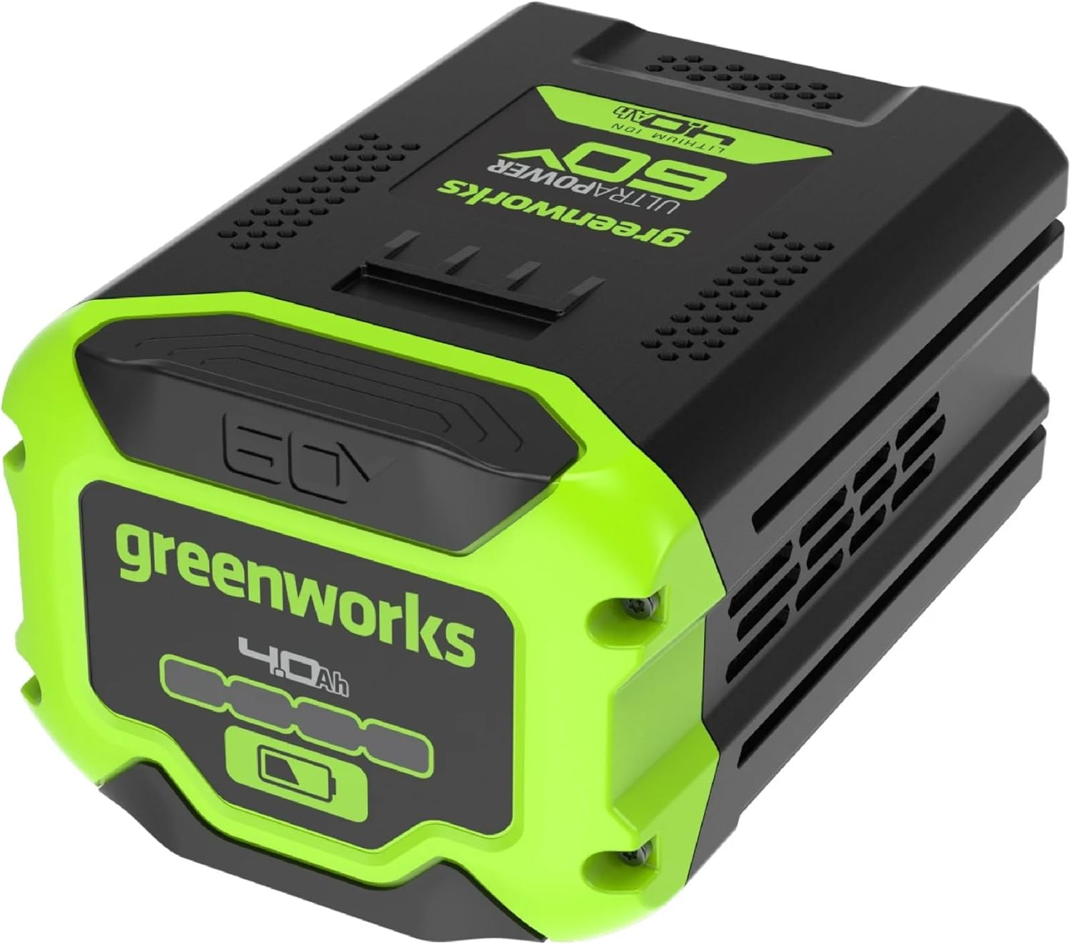 Greenworks 60V 4.0AH Ultra Power Battery | Provides Fade-Free Power for Maximum Performance | Compatible with 75+ Greenworks Tools