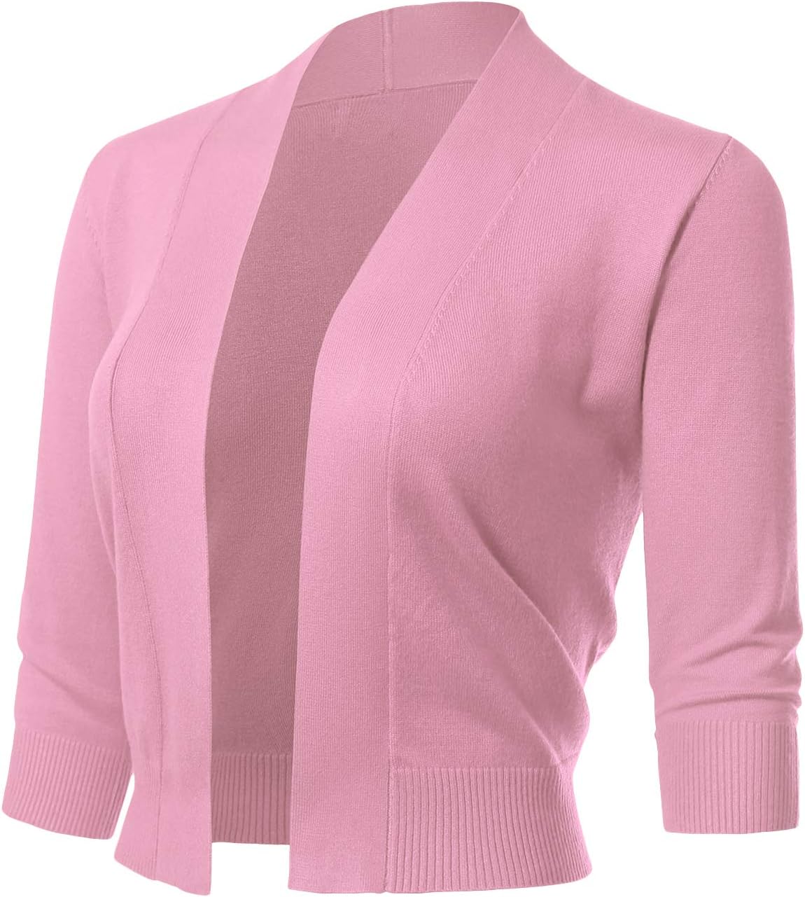 Allsense Women’s 3/4 Sleeve Cropped Bolero Shrug Cardigan Allsense Women’s 3/4 Sleeve Cropped Bolero Shrug Cardigan