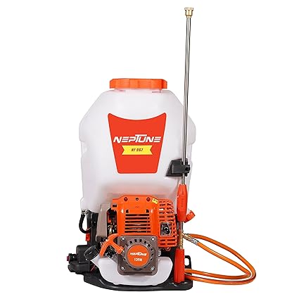 Neptune Simplify Farming Knapsack Power Sprayer with 4 Stroke Advanced Technology Petrol Engine -31 CC, 25 Ltr Backpack Sprayer for Pesticides, Agriculture, Gardens, Commercial Spray -NF-967