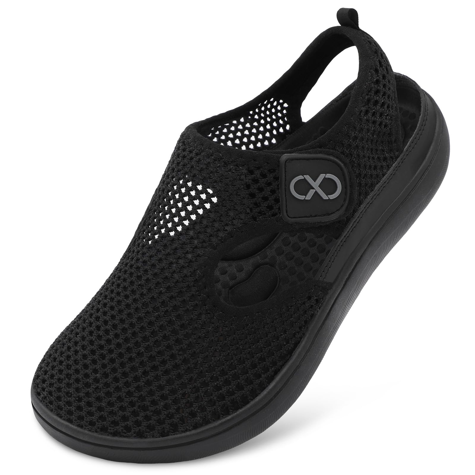 Women Wide Fit Sandals Mesh Breathable No Drop Barefoot Adjustable Summer Holiday Closed Toe Beach Garden Travel Daily Non Slip Sandals-image-13