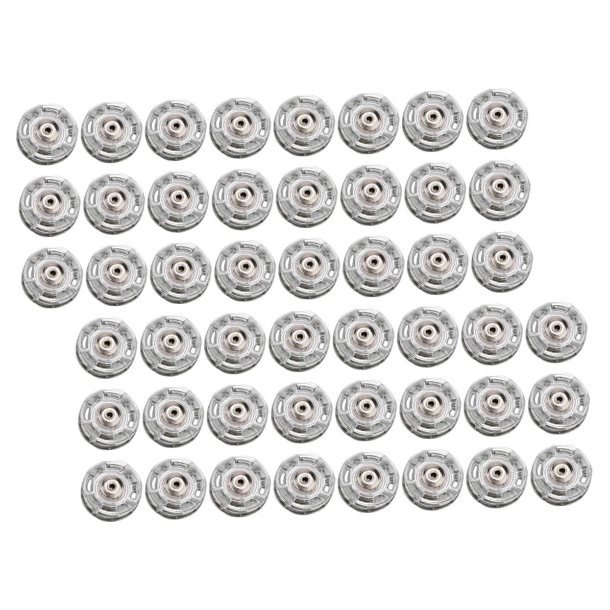ARTIBETTER 5 Series Botón Invisible De Botón Oculto Madre-hijo Sujetadores Para Coser Botones Para Manualidades Herramienta Para Sujetar Botones Coser Broches 50 Piezas X 5