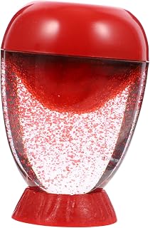 HEALLILY Volcanic Eruption Hourglass Sand Timer Base Creative Desktop Decoration for Home Office Wedding Ceremony Unique Sand Clock Adornment