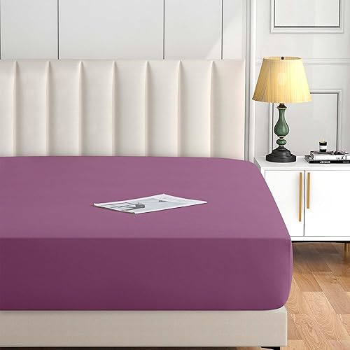 Vista 148 de IR Imperial Rooms Sábana bajera ajustable tamaño King – Sábanas bajeras de 16 pulgadas de profundidad de 16 pulgadas de microfibra suave premium