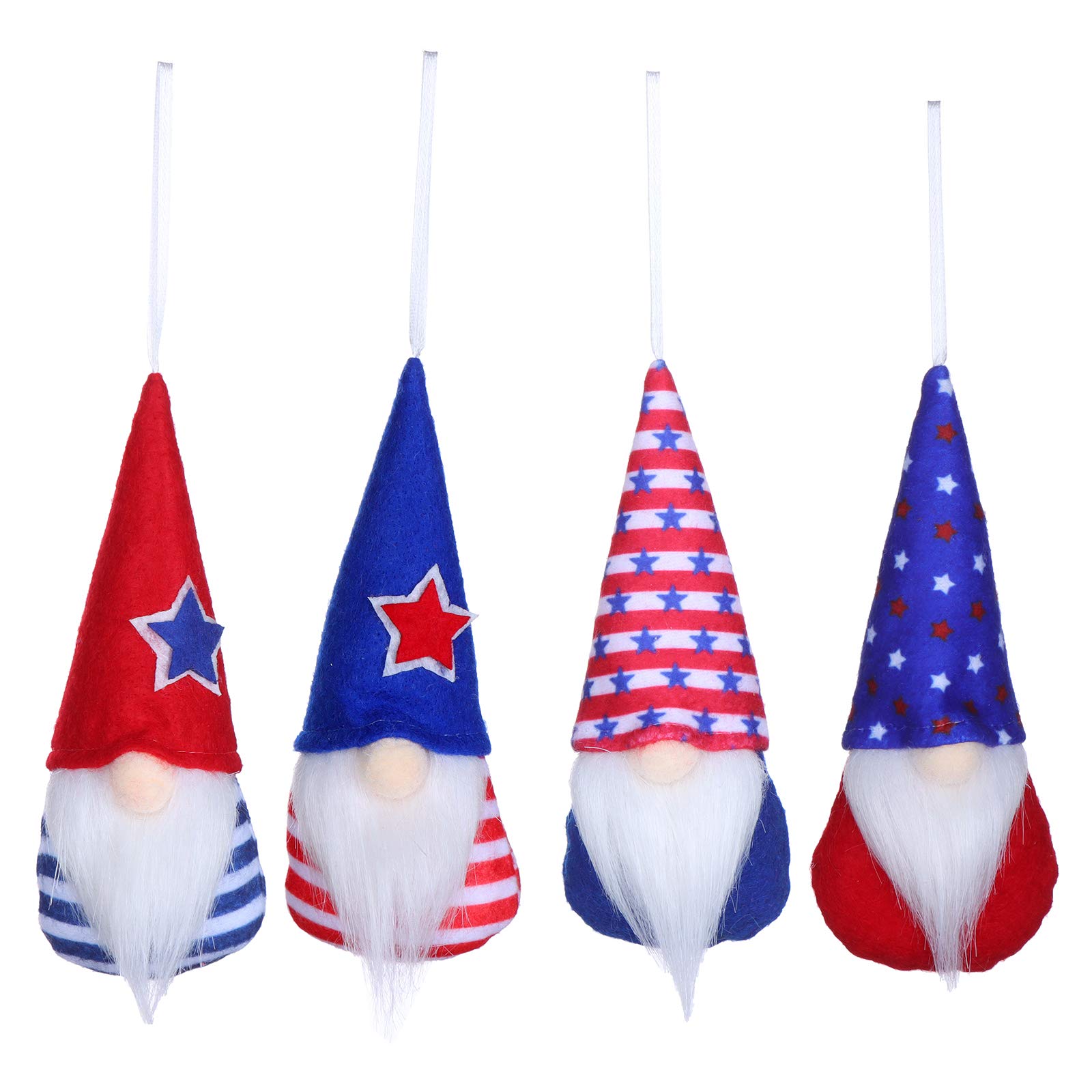 Vanproo Patriotic Gnomes Plush Decorations, Plush Gnome Faceless Dolls American President Election Decoration for Memorial Day 4th of July Veterans Day Household Gifts