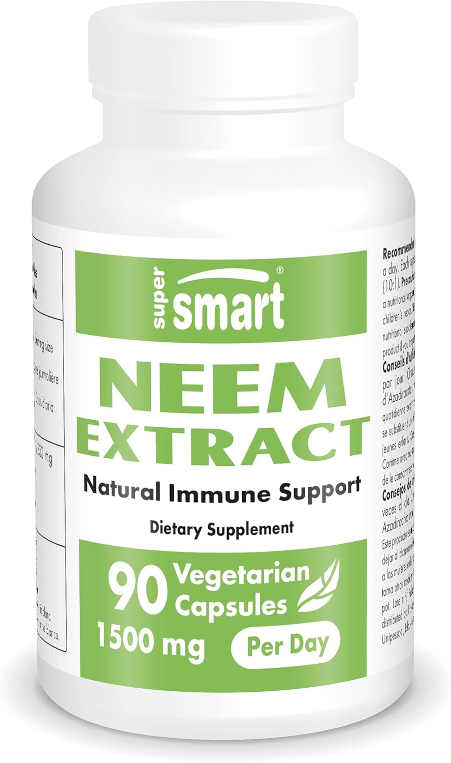 Supersmart Neem Supplement Skin Health, Detox, Acne Pills Immune