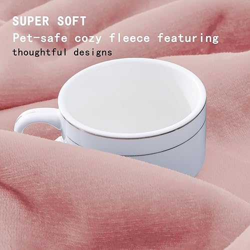 Miniatura 3 de Smiry Manta de cama impermeable para perro, manta a prueba de fugas para mascotas, para cama, sofá, reversible, de forro polar sherpa, funda