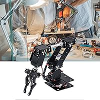 Vista 5 de Brazo mecánico, brazo robótico de grado 6DOF de libertad, robot multigrado de libertad, hecho de placa de aluminio de 0.079 in de grosor