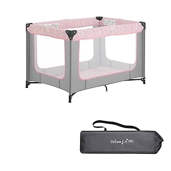 Amazon.com: Dream On Me Zodiak Portable Playard in Grey and