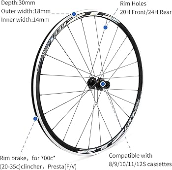 Amazon.com : ZTZ 700C Road Bike Wheelset, Ultralight Aluminum Amazon.com : ZTZ 700C Road Bike Wheelset, Ultralight Aluminum