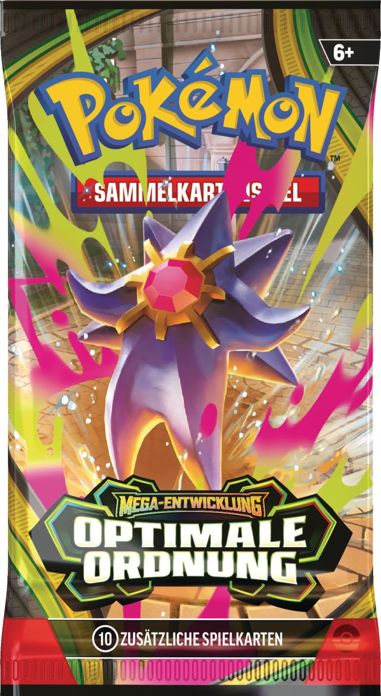 Pokémon-Sammelkartenspiel: Boosterpack-Display Mega-Entwicklung – Optimale Ordnung (enthält 18 Boosterpacks)