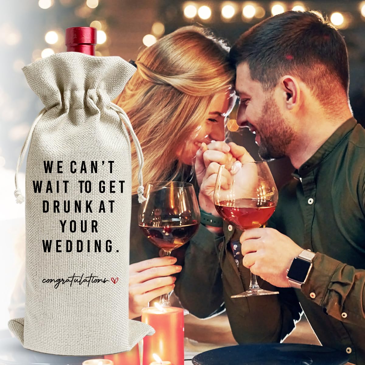 Snapklik.com : We Cant Wait To Get Drunk At Your Wedding Wine Bags ...