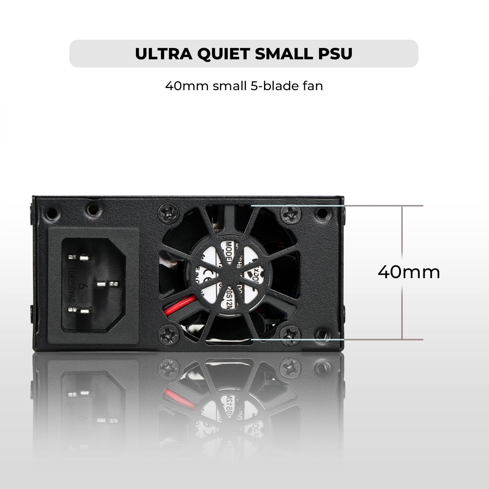 Fuente de alimentación flexible de 600 W Conector de CPU dual ultra silencioso totalmente modular PSU de voltaje completo 110/220 V para PC de computadora, servidor, POS AIO, sistema