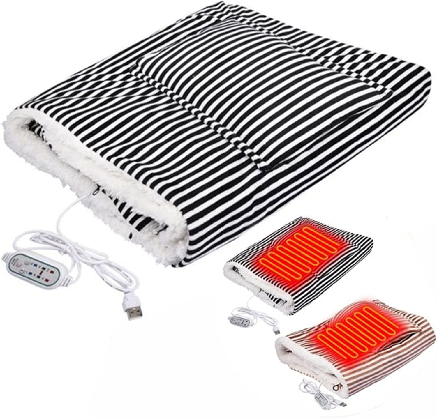 Electric Heating Blanket,USB Heated Shawl Electric?Heating? Flannel