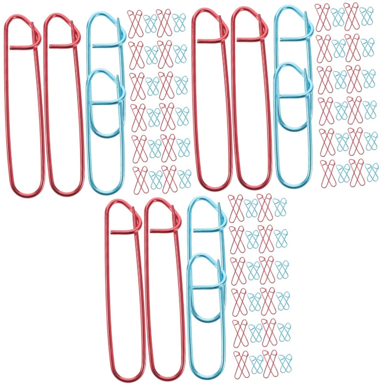 ifundom 3 Sets Strickhalter Sicherheitsnadel Webhalter Kabelnadeln Leicht Und Tragbar 50 Stück * 3