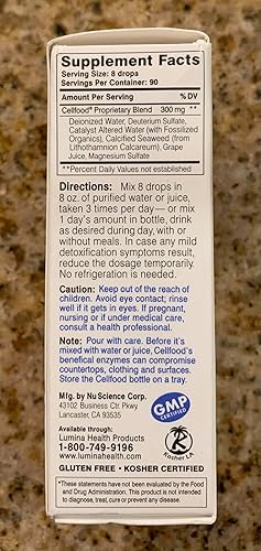 Miniatura 3 de Cellfood Concentrado líquido  1 onza líquida paquete de 2 unidades  Suplemento de oxígeno  nutrientes  Apoya el sistema inmunológico la energía la