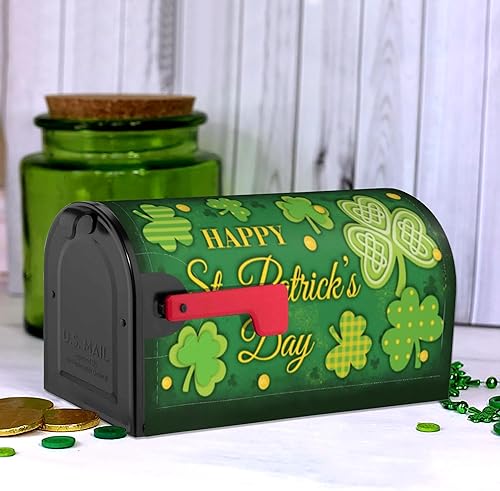 Miniatura 67 de Funda magnética para buzón de Navidad, diseño de árbol de copo de nieve de invierno, para jardín, patio, decoración del hogar, tamaño estándar, 21 x