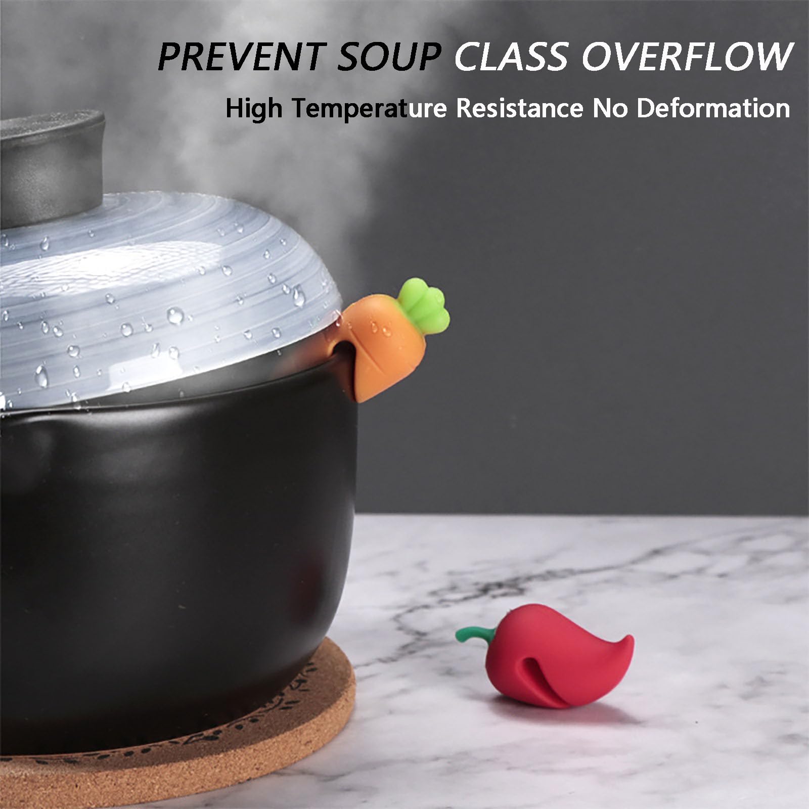 AMYXIYUAN 3Pcs Kitchen Gadgets Spill Proof Lid Lifters Cartoon Animal Lifters Spill Proof for Soup Pot Kitchen Cooking Helper - Image 4