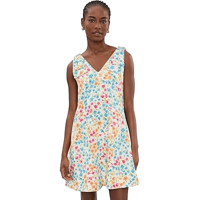 Платье CeCe Floral Bow Strap A-Line Dress