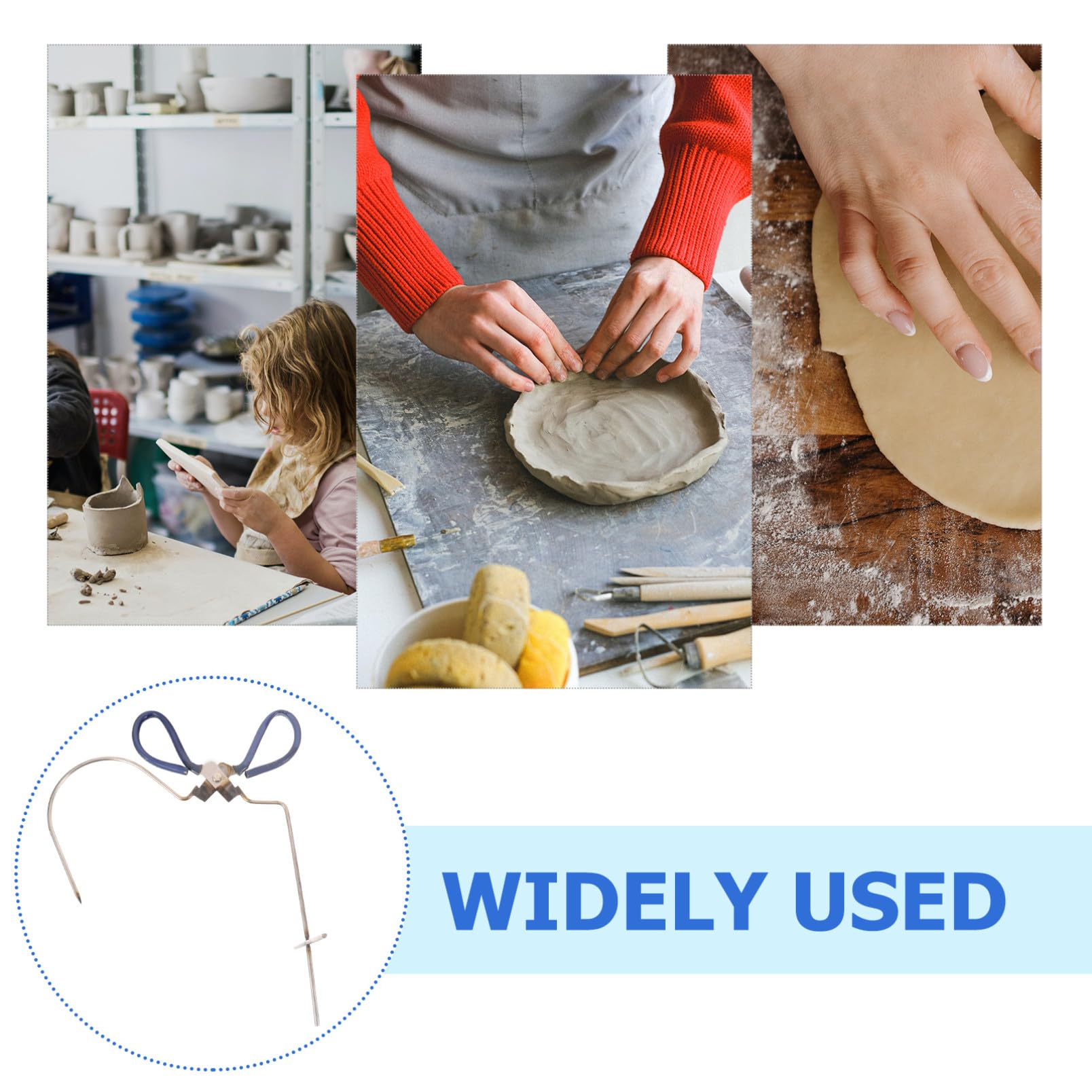 Glasurzange mit Ergonomischer Form Edelstahl für Keramik und Töpferwaren
