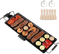 I-Keukenn 30-Inch 1400W Electric Griddle Teppanyaki Grill - Non-Stick, Temp Control, Easy Clean Indoor Outdoor