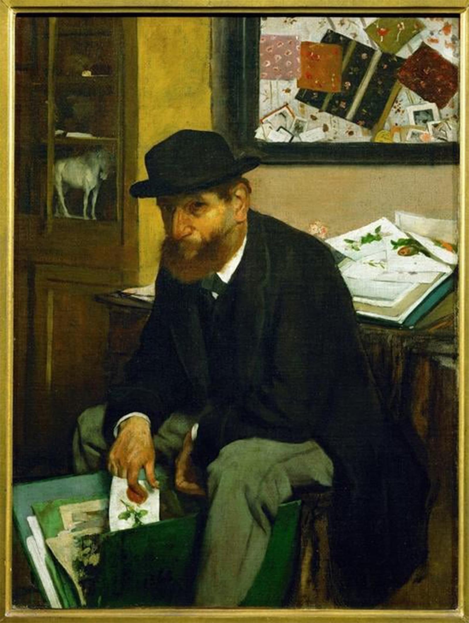 POSTERIIk Famous Animal Posters Vintage Picture the Print Enthusiast by Edgar Degas Modern Wall Decor for Home Decor 60x90cm