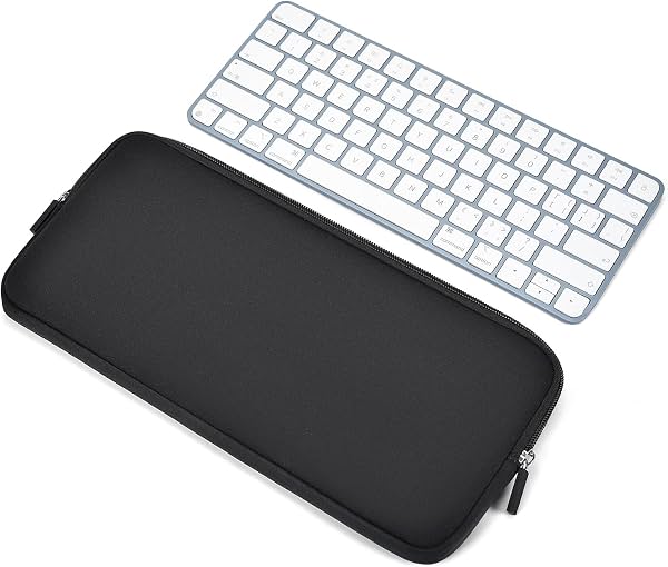 Estuche tipo sleeve para Magic Keyboard CASEDAO, bolsa protectora acolchada y resistente a golpes para Apple iMac 24 pulgadas 2024 M4 M3 Magic Keyboard sin Touch ID A2449 A2450, funda para Magic Keyboard 2 inalámbrico MLA22LL/A A1644 para Mac