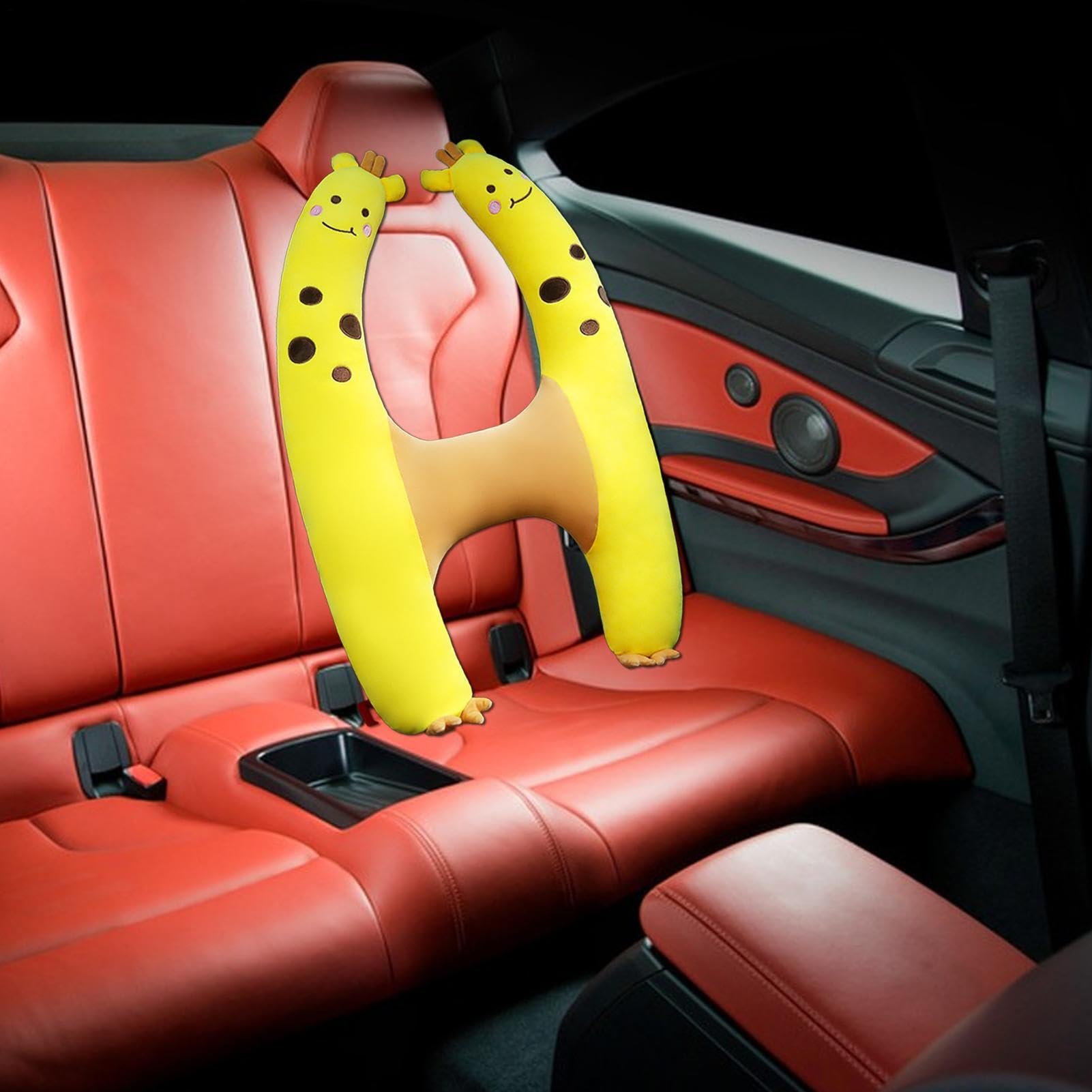 Appui-Tête Enfant Pour Siège Auto Voiture Forme En H Douce Et Confortable | Support De Tête Confortable Pour Le Sommeil En Voiture Coussin appui-tête confortable pour la des jeunes en voiture et a