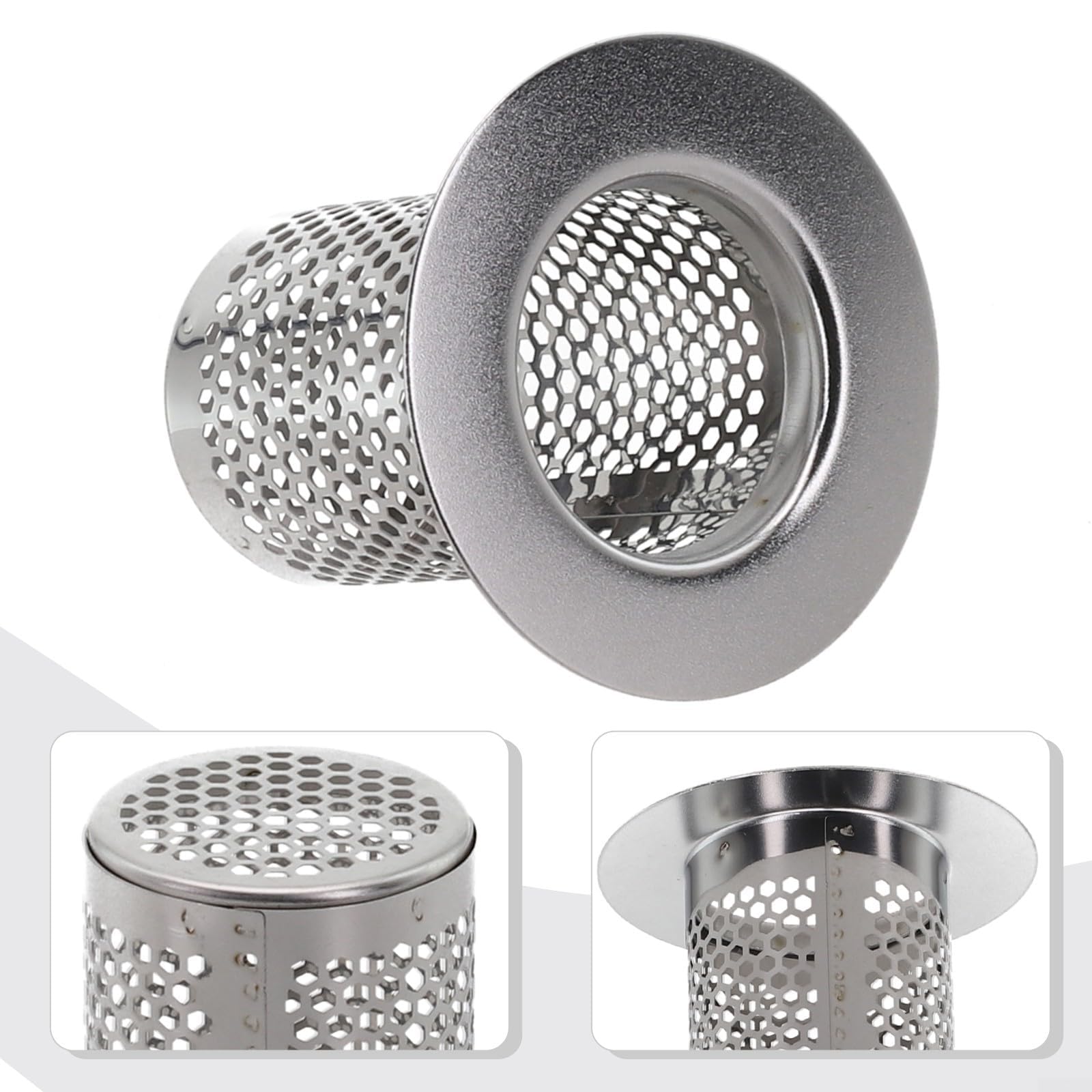 Sitko do zlewu Sitko do zlewu kuchennego, 5 szt. gumowej uszczelki, podkładki i sitka o średnicy 78-83 mm(For 82 83mm)