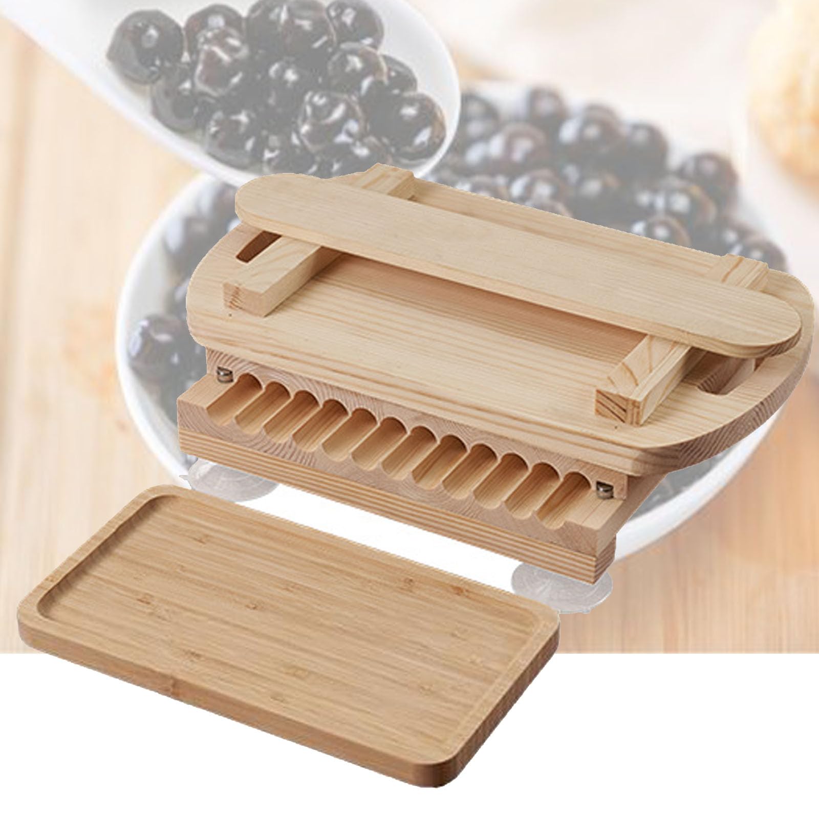 Machine à perles de tapioca manuelle en bois pour réussir vos boba maison sans additifs