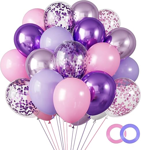 Best pink and purple balloons