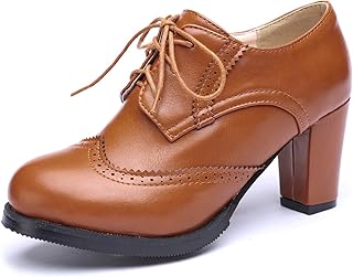 sapato oxford feminino salto grosso