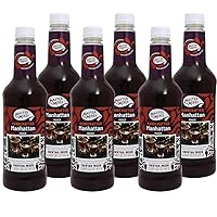Vista 7 de Master of Mixes Manhattan - Mezcla de bebidas, lista para usar, botella de 1 litro (33.8 onzas líquidas), paquete de 3