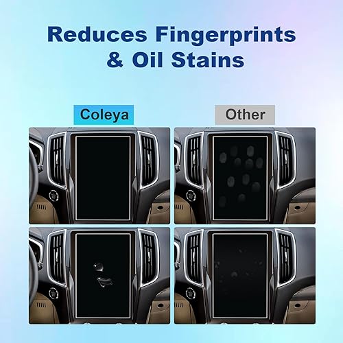 Miniatura 6 de Protector de pantalla Edge 2021-2023 2024 para Ford Edge (SESELST-LineTitanioST) Pantalla táctil de 12 pulgadas, película protectora nano HD Clarity