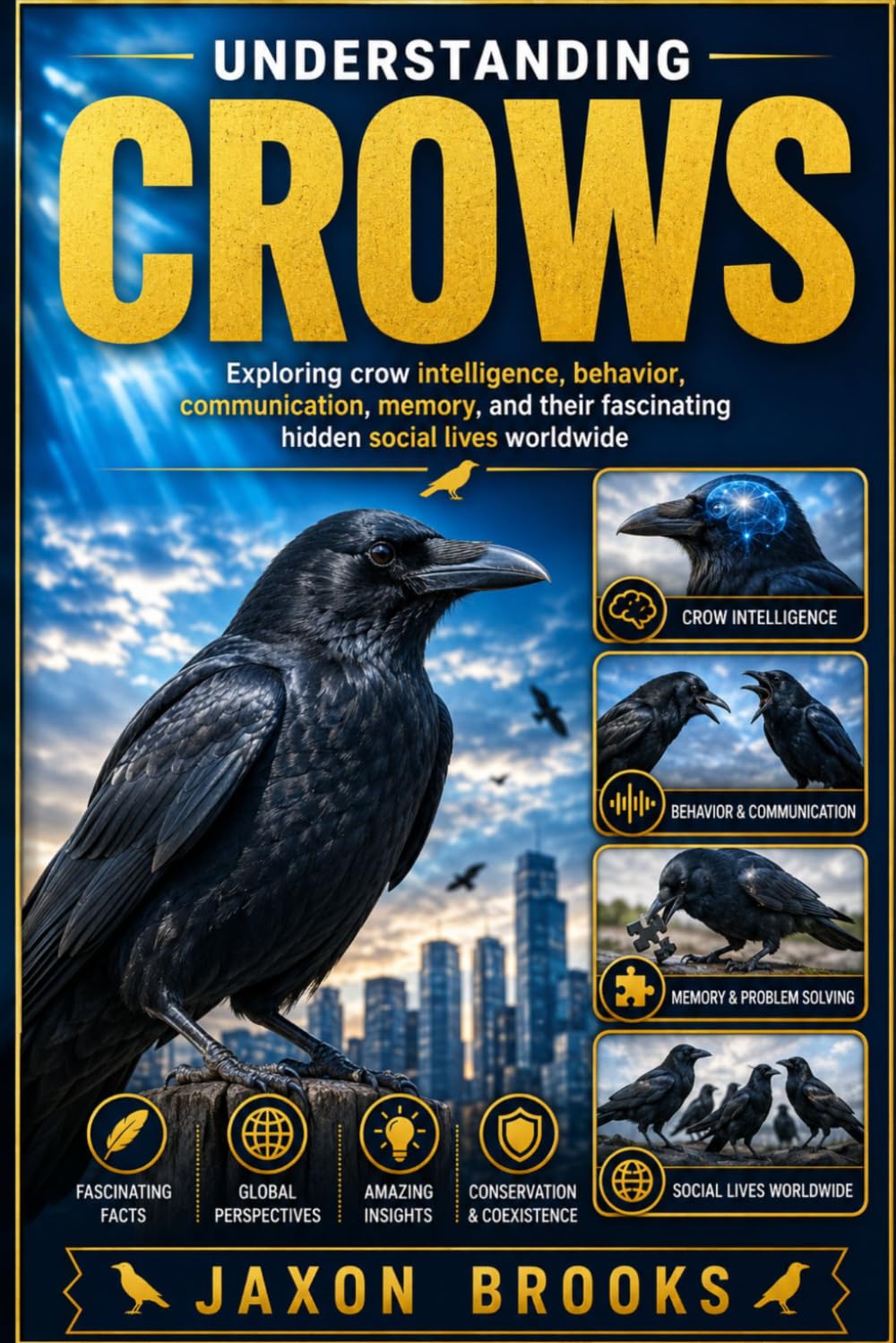 UNDERSTANDING CROWS: Exploring crow intelligence, behavior, communication, memory, and their fascinating hidden social lives worldwide