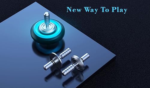 Miniatura 2 de Updated Metal Fidget Spinner Gray Fidget Toy for Adults to Anti-Anxiety and Stress Boredom