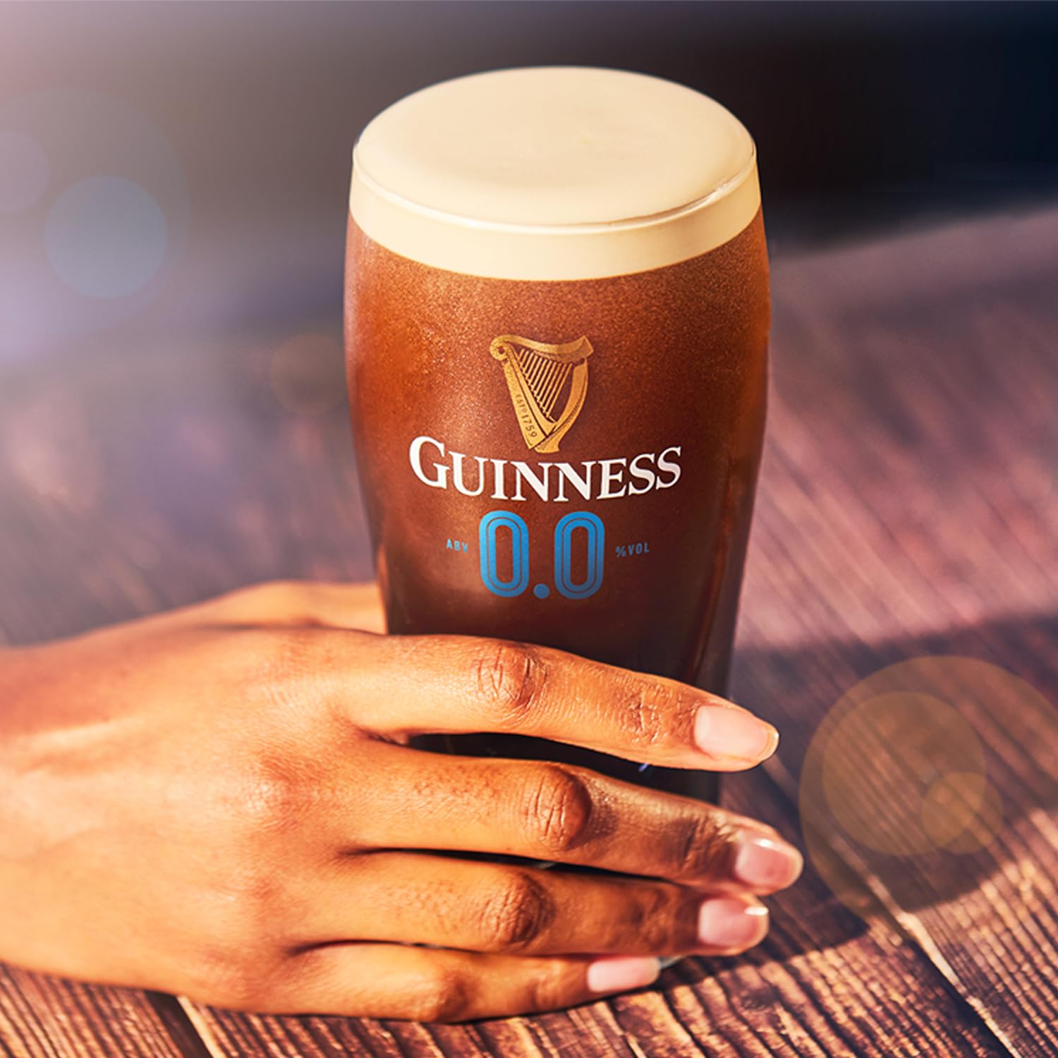 Guinness 0 Zero 10 Pack Non-Alcoholic Draught Stout Beer | 14.9oz Cans | Alcohol-Free Brew