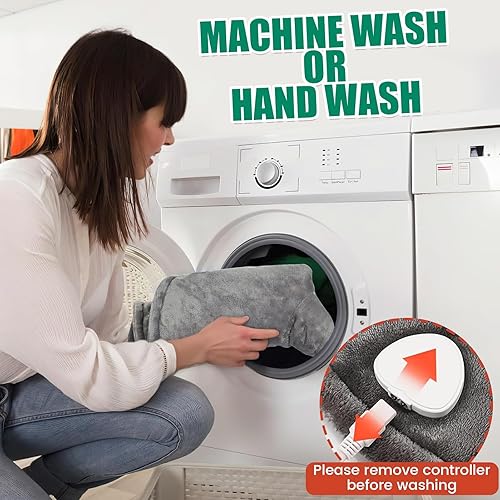 Miniatura 6 de Almohadilla térmica para cuello y hombro, almohadilla térmica eléctrica para el cuello con 9 niveles de calefacción y 4 temporizadores para aliviar