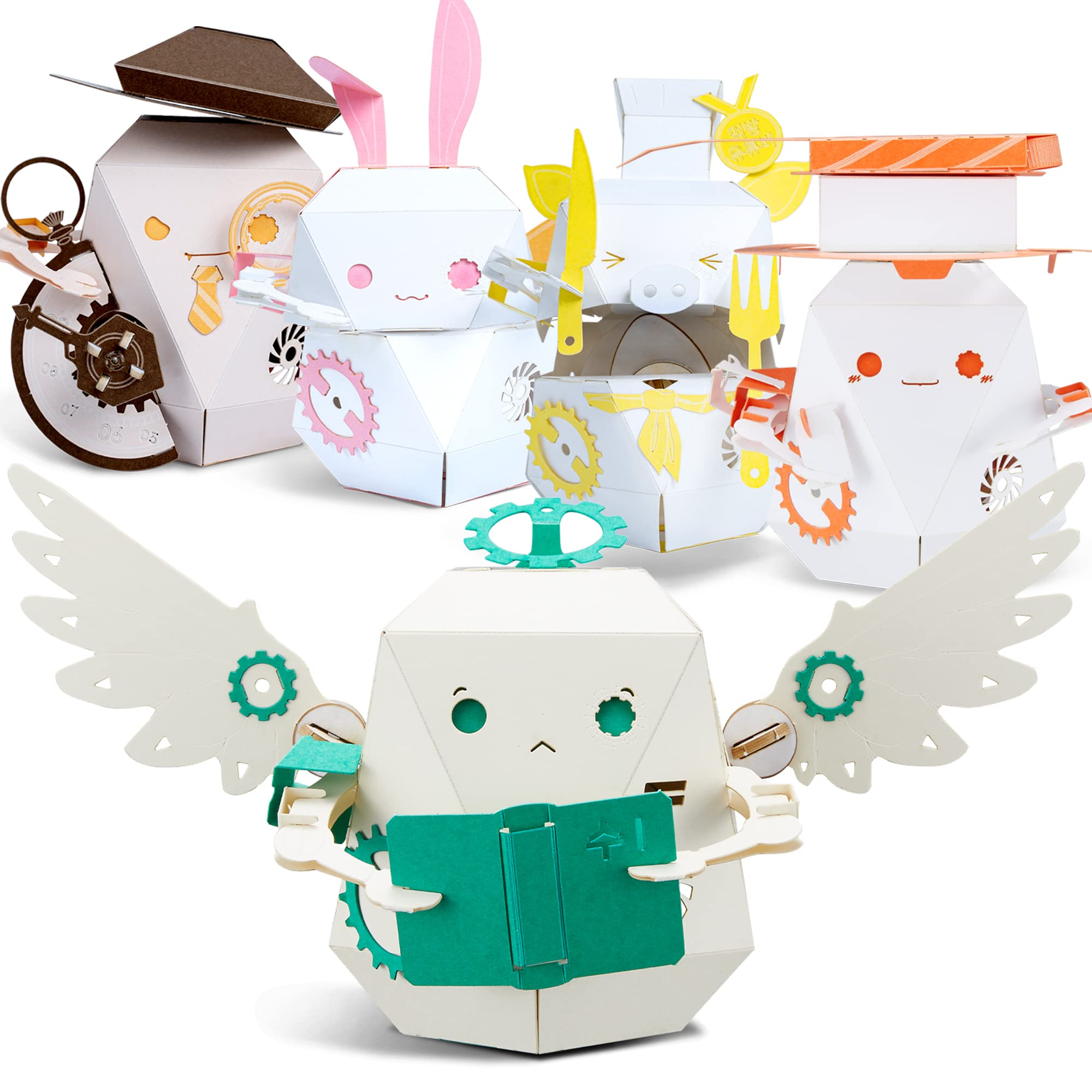 Buy Robotry Moving Paper Robots Set Intermediate Level STEM Kit for