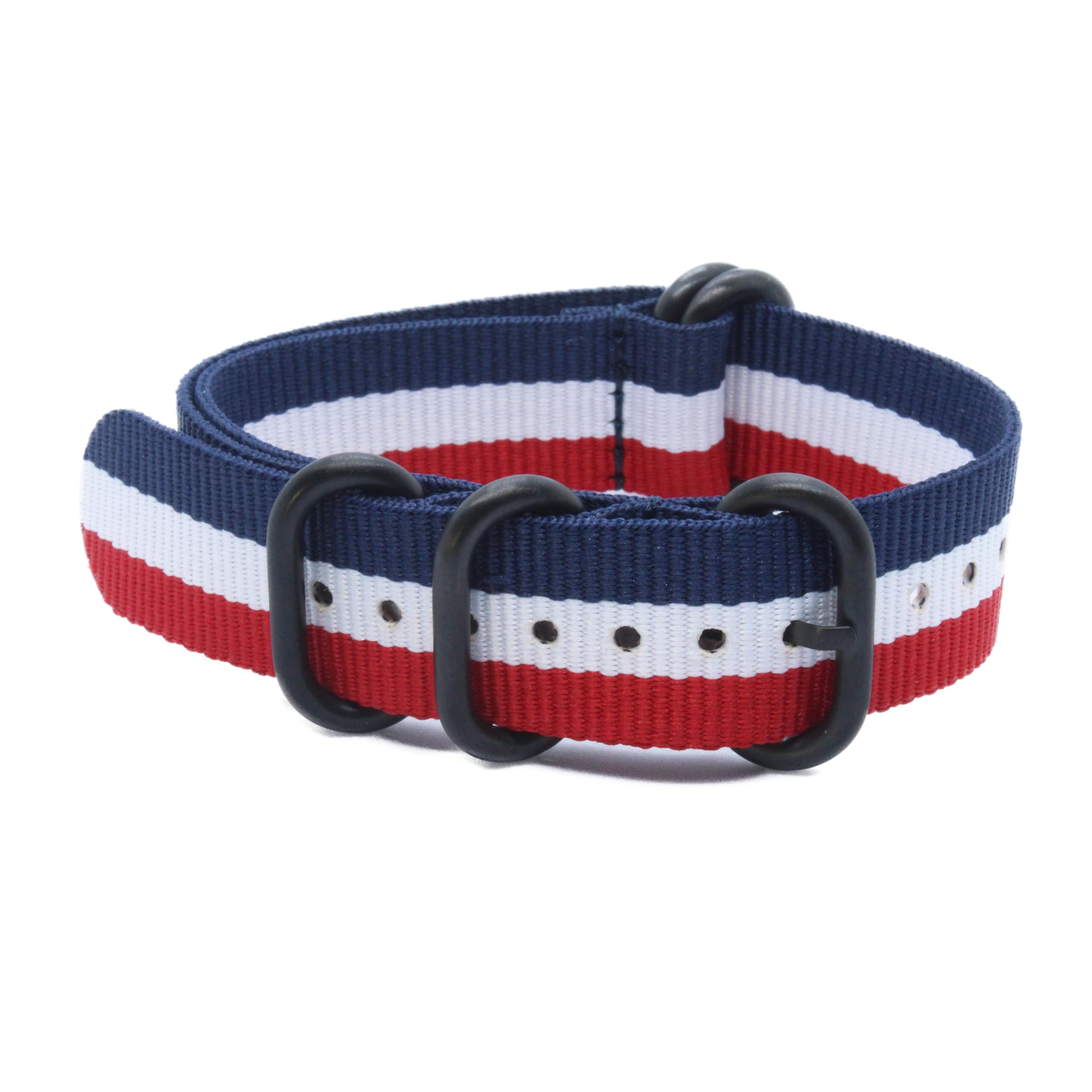 WAMD Zulu Nylon Watch Strap/Watch Band - 18mm, 20mm and 22mm Zulu Nylon Watch Strap - Multicolor Options