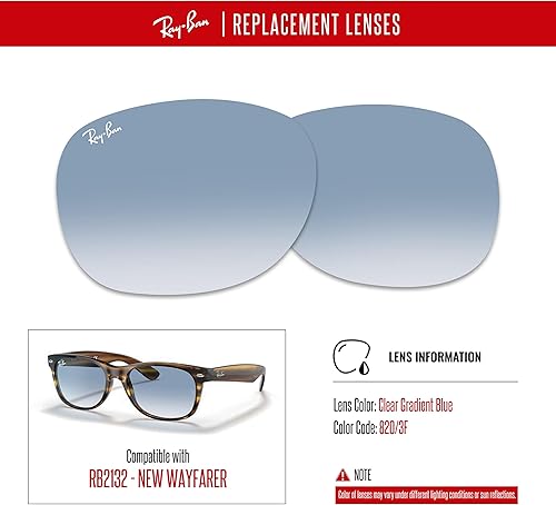 Miniatura 3 de NEW RB2132 New Wayfarer Replacement Lenses For Men For Women+BUNDLE with ACCESSORY EYEWEAR KIT