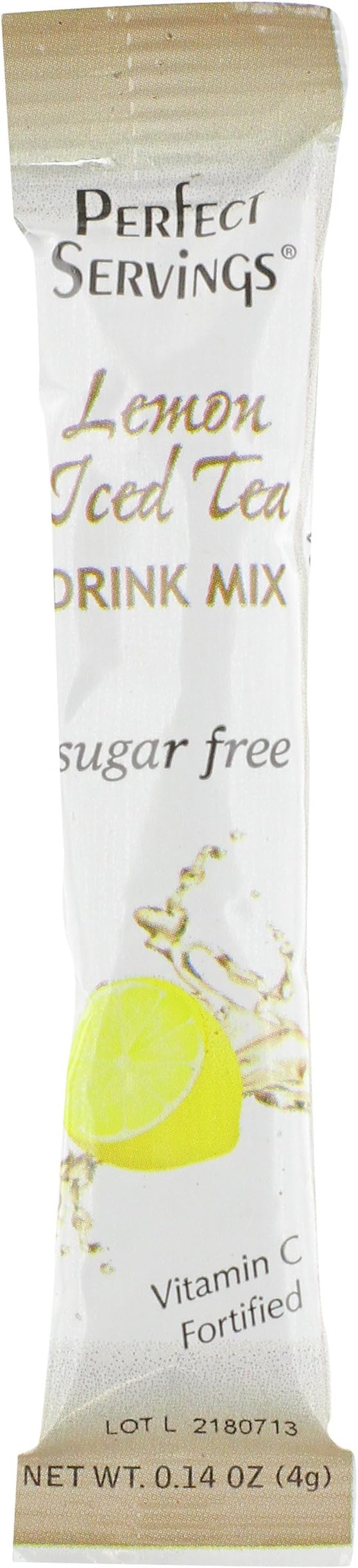 Perfect Serve Sugar Free Drink Mix Sticks, Ice Tea with Lemon, .14 Ounce (Pack of 30)