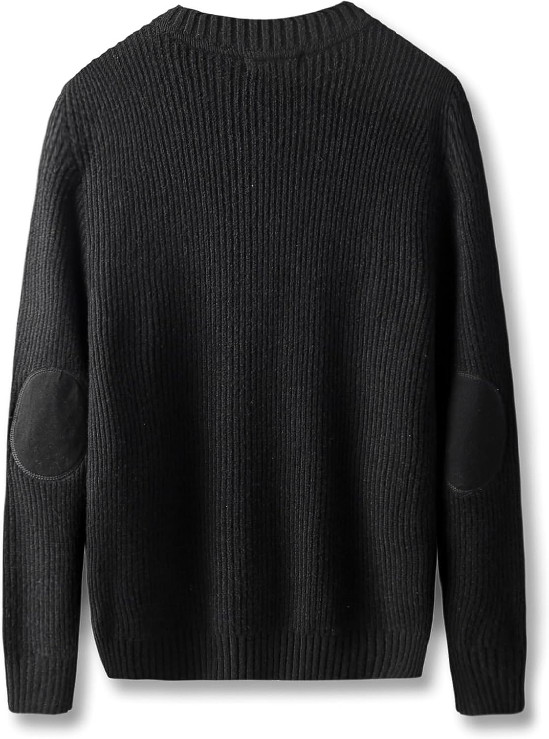 Men's Round Neck Long-Sleeved Cardigan Sweater Casual Knit top