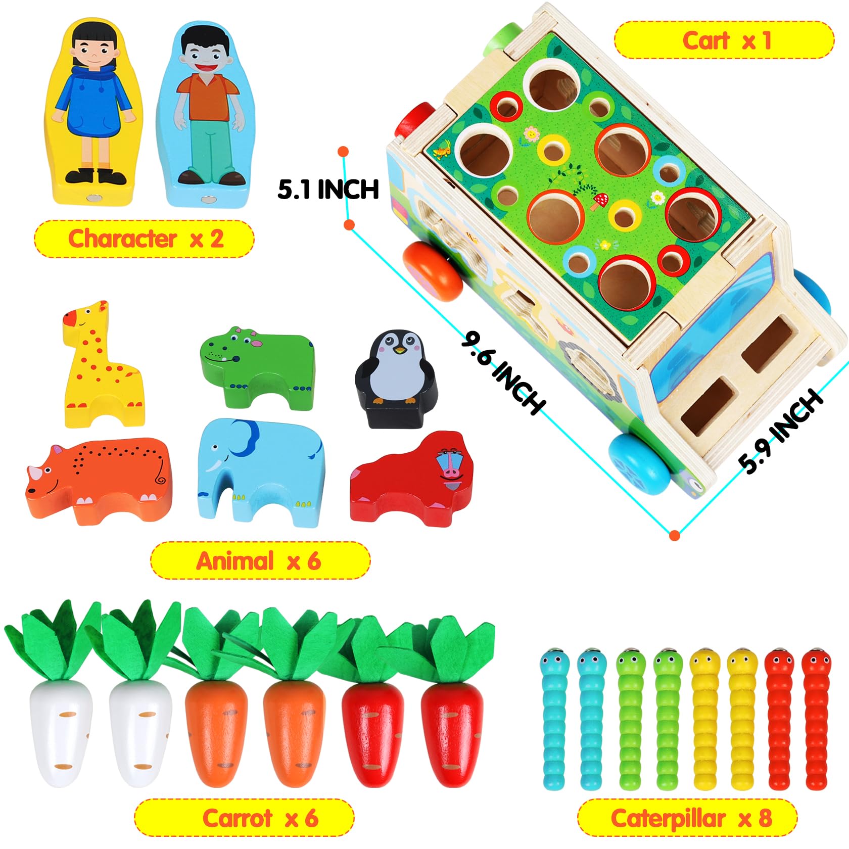 Giochi Bambini 1 Anno Giochi Educativi Montessori 1 2 3 4 Anni Bambino Bambina Giochi in Legno per 1 2 3 4 Bambini Femmina Maschio Giochi Bambini 2 3 4 Anni Giochi Montessori 1 Anno Regalo Compleanno
