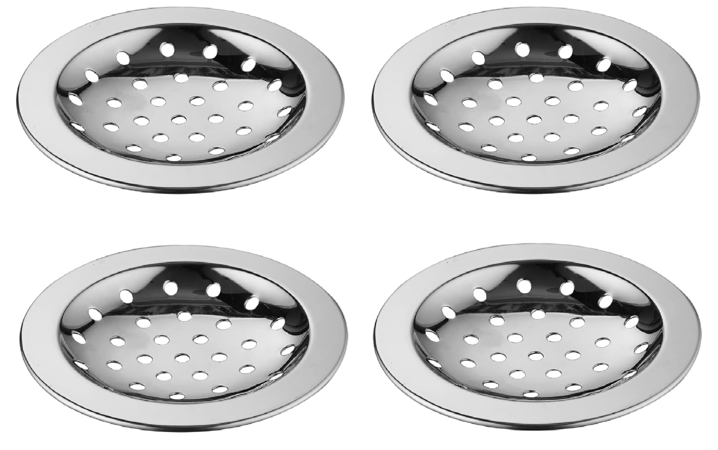 PEFKO PFK018 Stainless Steel Drain Strainer Cover Jali for Kitchen Sink, Bathroom, Wash Basin, Washing Machine | Floor Stainless Steel Jali with Chrome Finish (2, 5" INCH) (B0DCBDXTVQ) Amazon Price History, Amazon Price Tracker