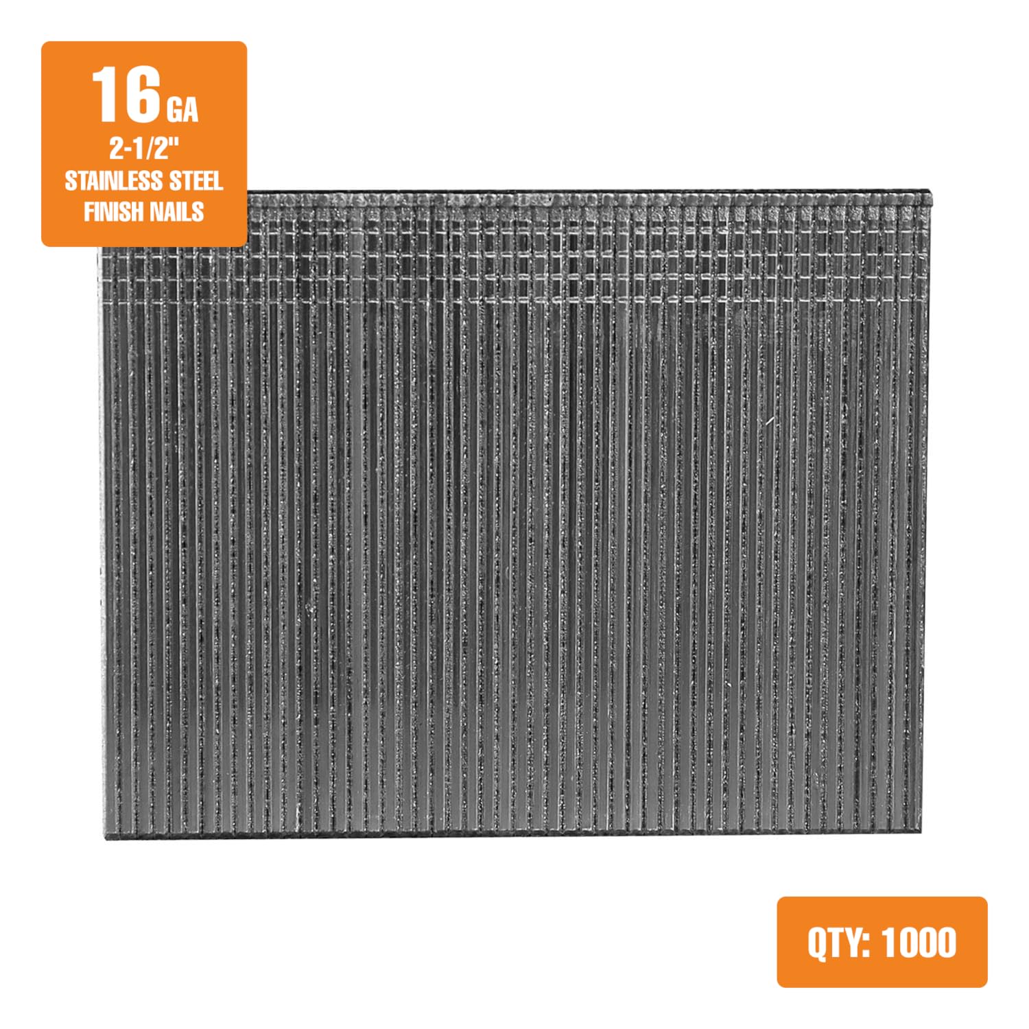 Stainless Steel Finish Nails - 1000 Count -2